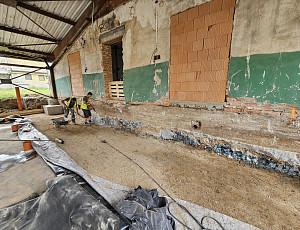 Rekonstrukce haly výkrmu prasat